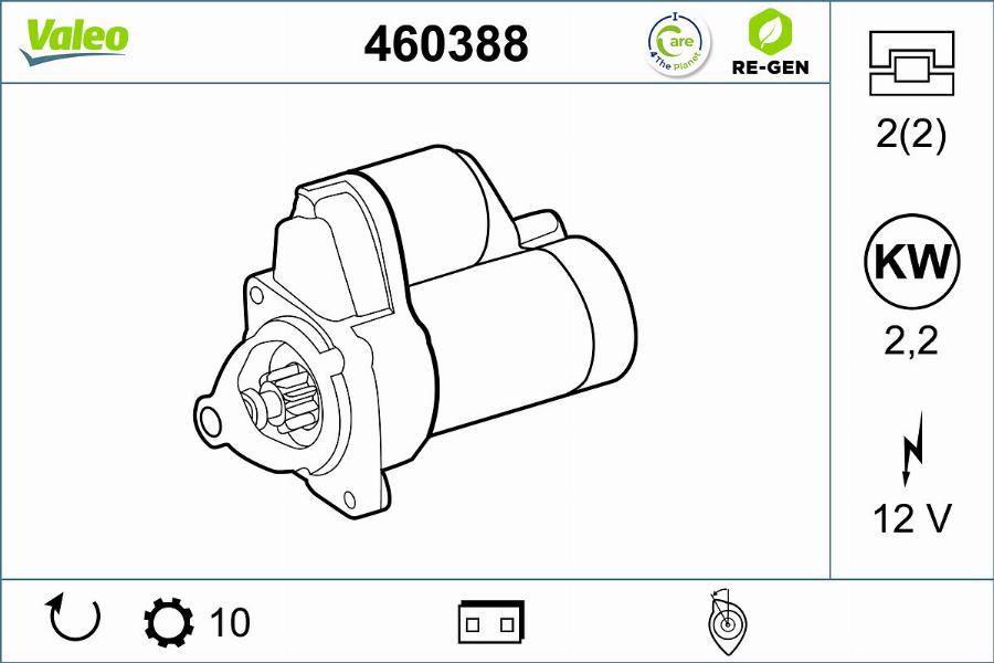 Valeo 460388 - Başlanğıc furqanavto.az