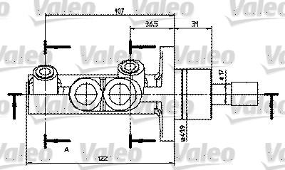 Valeo 402250 - Əyləc Baş Silindr furqanavto.az