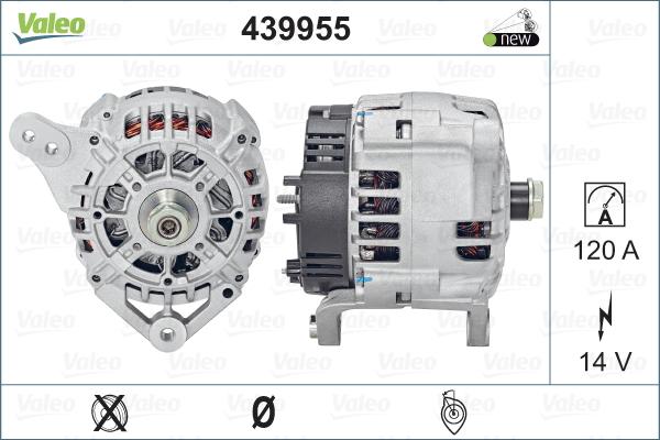 Valeo 439955 - Alternator furqanavto.az