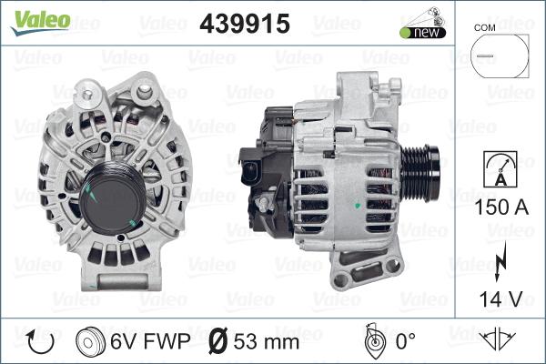 Valeo 439915 - Alternator furqanavto.az