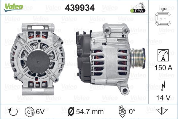 Valeo 439934 - Alternator furqanavto.az