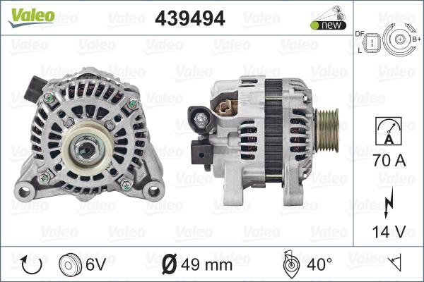 Valeo 439494 - Alternator furqanavto.az