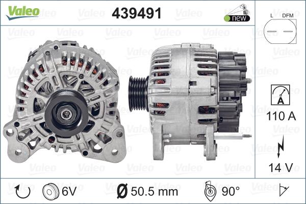 Valeo 439491 - Alternator furqanavto.az