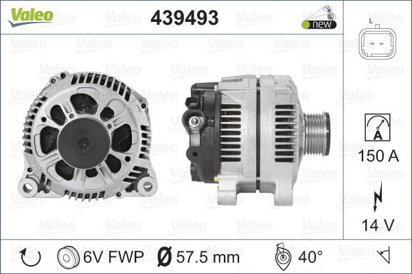 Valeo 439493 - Alternator furqanavto.az