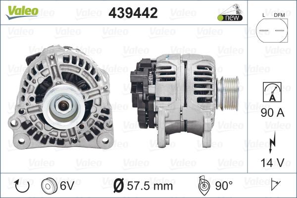 Valeo 439442 - Alternator furqanavto.az