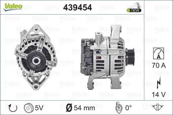 Valeo 439454 - Alternator furqanavto.az