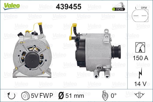 Valeo 439455 - Alternator furqanavto.az