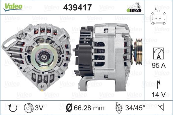 Valeo 439417 - Alternator furqanavto.az