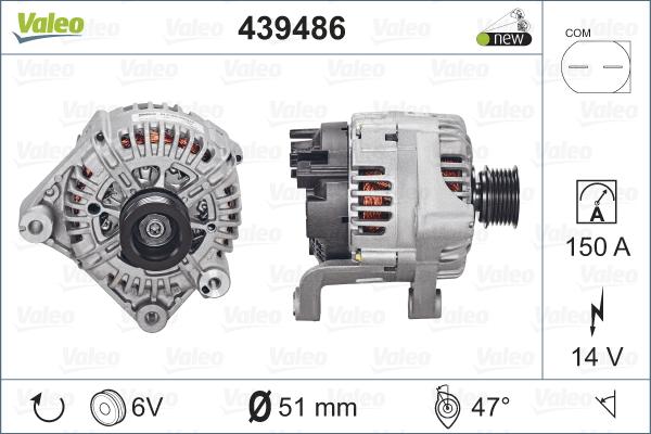 Valeo 439486 - Alternator furqanavto.az