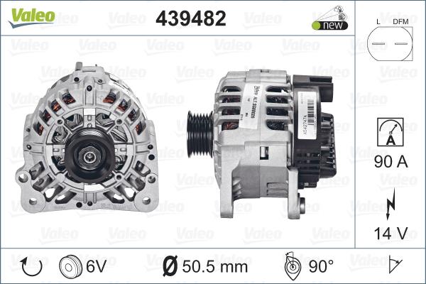 Valeo 439482 - Alternator furqanavto.az