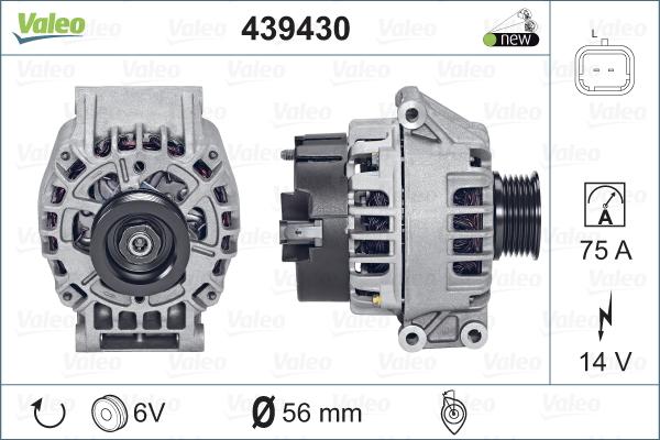 Valeo 439430 - Alternator furqanavto.az