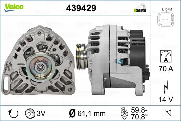 Valeo 439429 - Alternator furqanavto.az