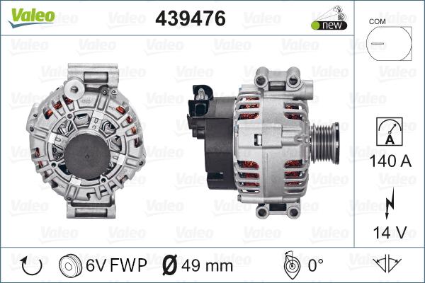 Valeo 439476 - Alternator furqanavto.az