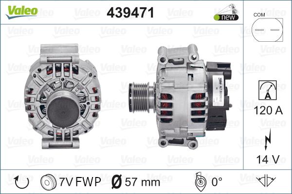 Valeo 439471 - Alternator furqanavto.az