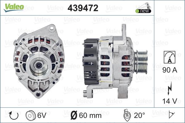 Valeo 439472 - Alternator furqanavto.az