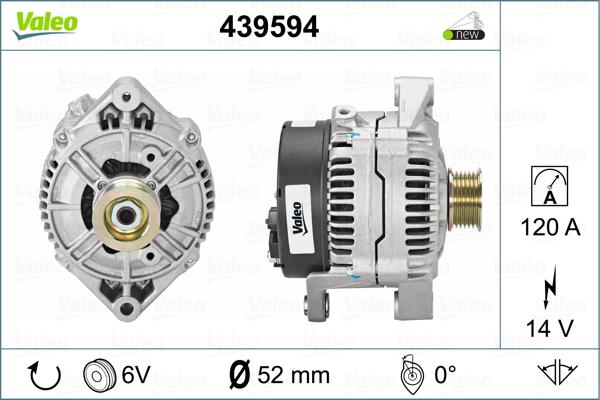 Valeo 439594 - Alternator furqanavto.az