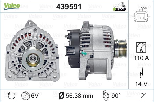 Valeo 439591 - Alternator furqanavto.az