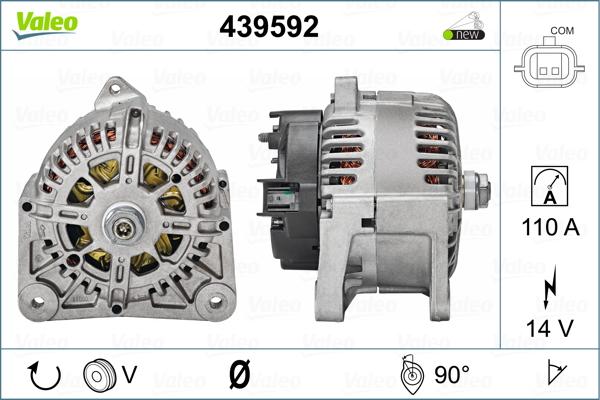 Valeo 439592 - Alternator furqanavto.az