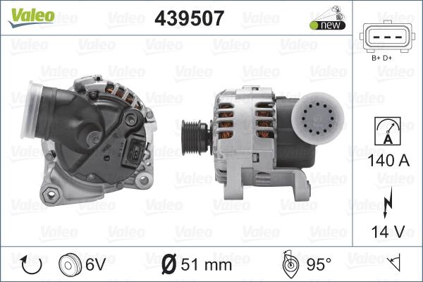 Valeo 439507 - Alternator furqanavto.az