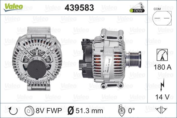 Valeo 439583 - Alternator furqanavto.az