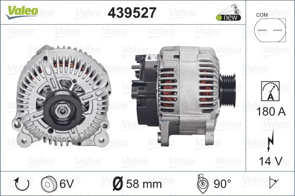 Valeo 439527 - Alternator furqanavto.az