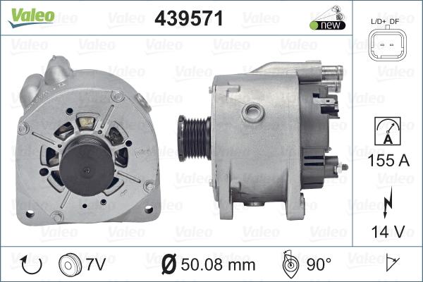 Valeo 439571 - Alternator furqanavto.az