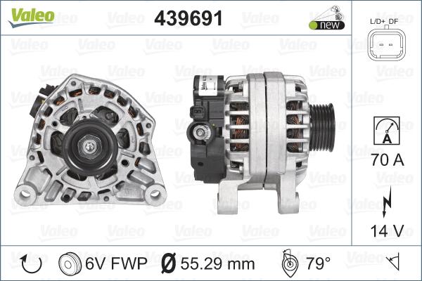 Valeo 439691 - Alternator furqanavto.az