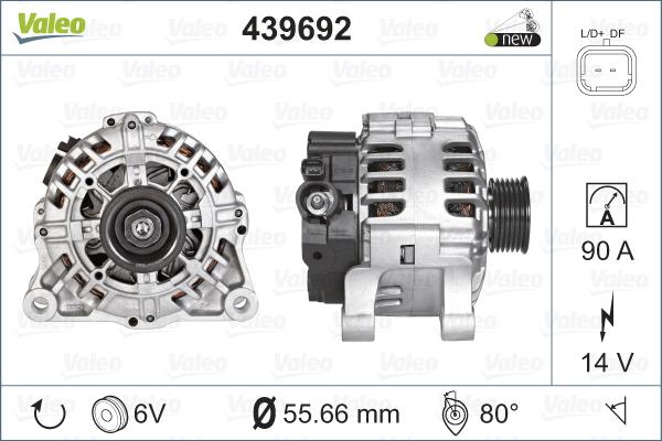 Valeo 439692 - Alternator furqanavto.az