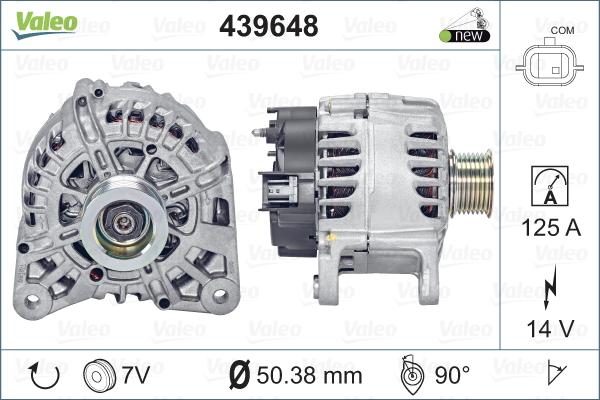 Valeo 439648 - Alternator furqanavto.az