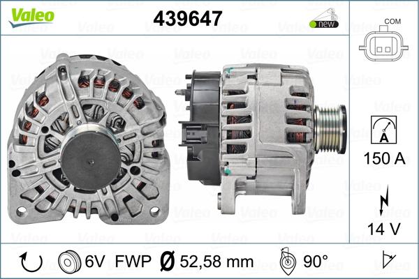 Valeo 439647 - Alternator furqanavto.az