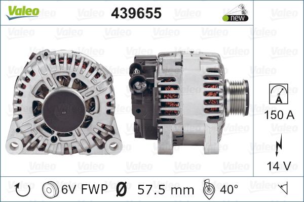 Valeo 439655 - Alternator furqanavto.az