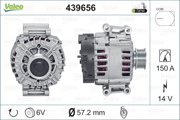 Valeo 439656 - Alternator furqanavto.az