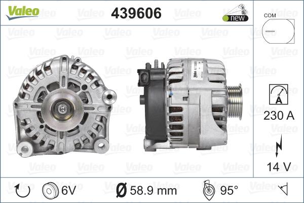 Valeo 439606 - Alternator furqanavto.az