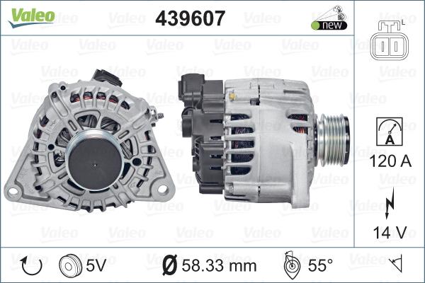 Valeo 439 607 - Alternator furqanavto.az