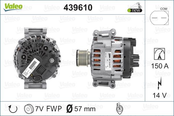 Valeo 439610 - Alternator furqanavto.az