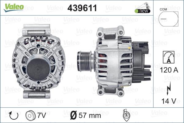 Valeo 439611 - Alternator furqanavto.az