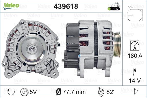 Valeo 439618 - Alternator furqanavto.az