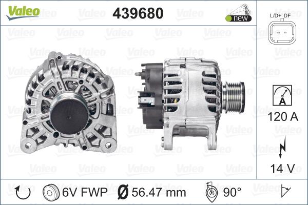 Valeo 439680 - Alternator furqanavto.az