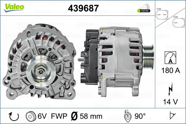 Valeo 439687 - Alternator furqanavto.az