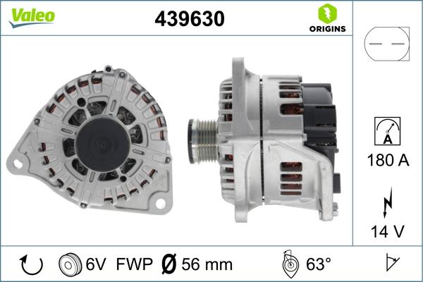 Valeo 439630 - Alternator furqanavto.az