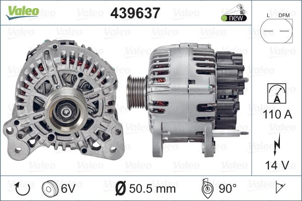 Valeo 439637 - Alternator furqanavto.az