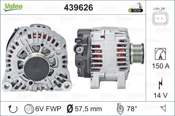 Valeo 439626 - Alternator furqanavto.az