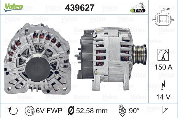 Valeo 439627 - Alternator furqanavto.az