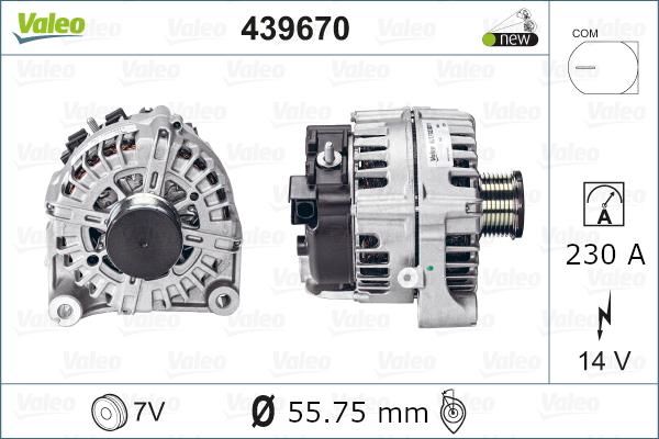 Valeo 439670 - Alternator furqanavto.az