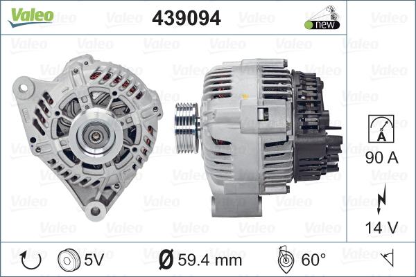 Valeo 439094 - Alternator furqanavto.az