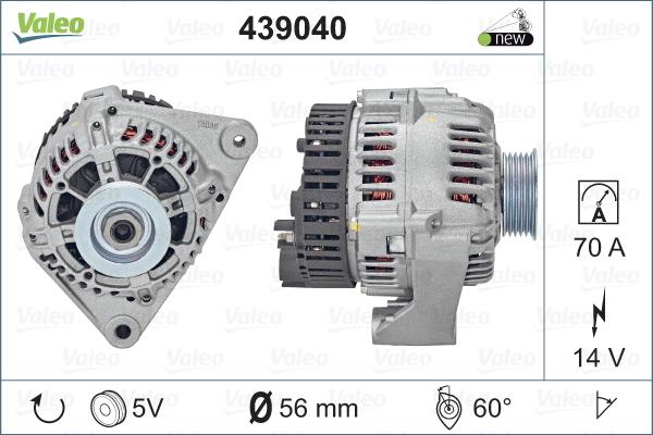 Valeo 439040 - Alternator furqanavto.az