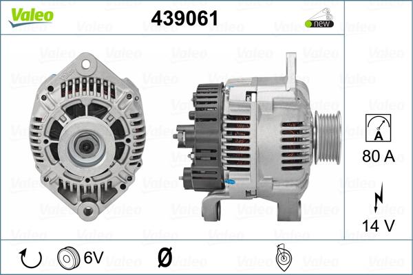 Valeo 439061 - Alternator furqanavto.az