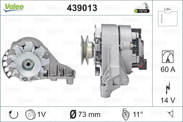 Valeo 439013 - Alternator furqanavto.az