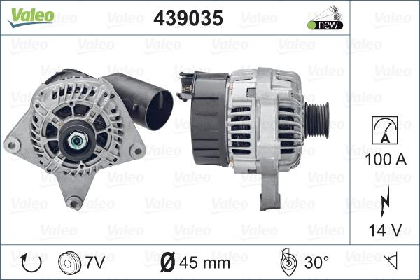 Valeo 439035 - Alternator furqanavto.az