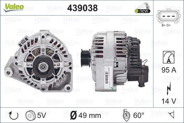 Valeo 439038 - Alternator furqanavto.az